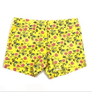 Loft yellow floral shorts 4